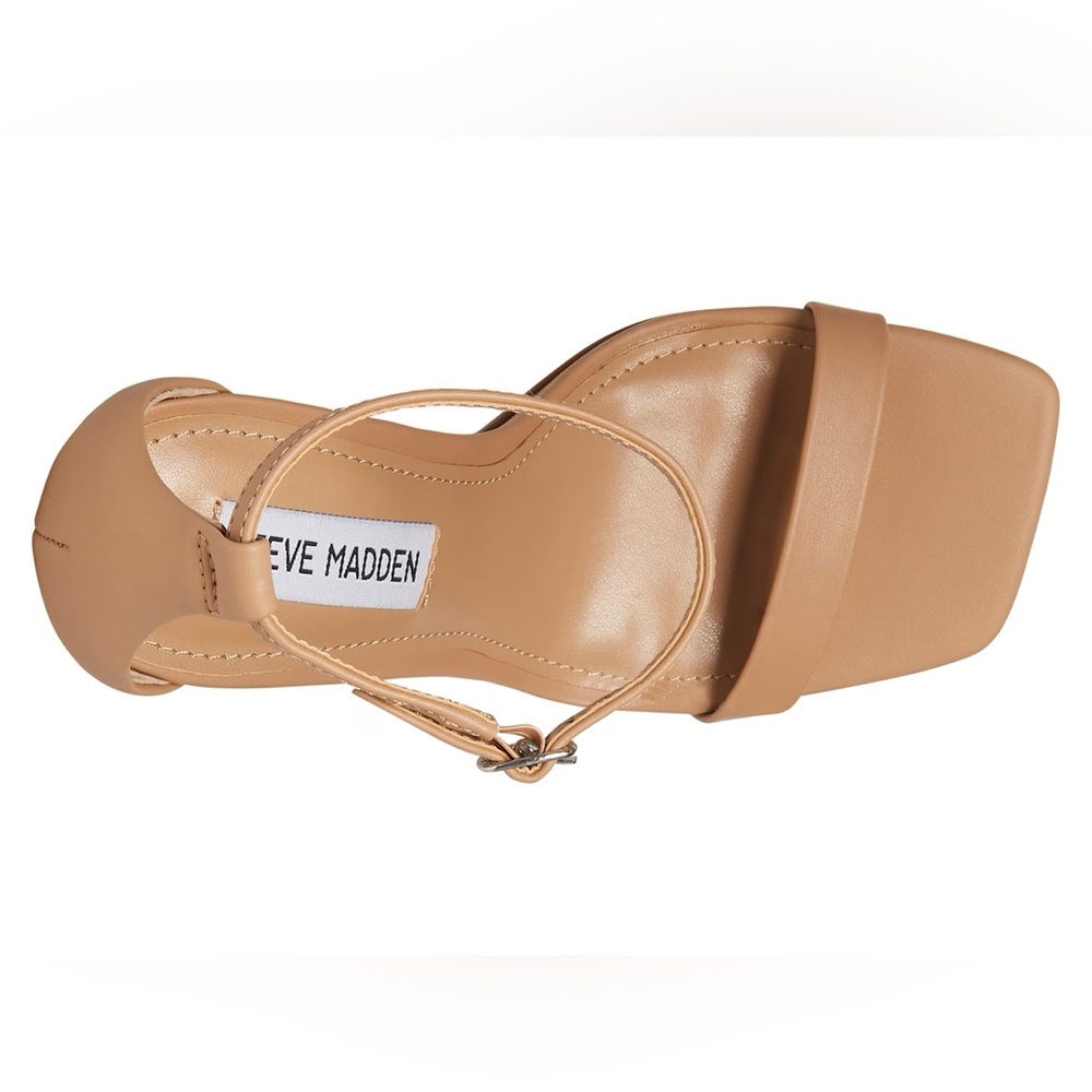 Steve Madden nude/natural square toe heel - Picture 5 of 10